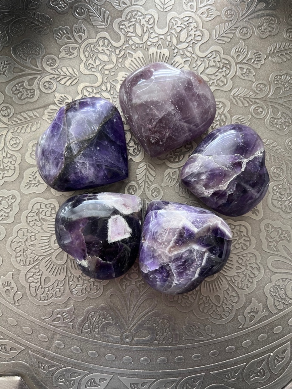 Amethyst heart